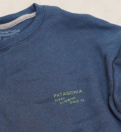 【patagonia】パタゴニア women's Clean Climb Badges Uprisal Crew Sweat "2Color"