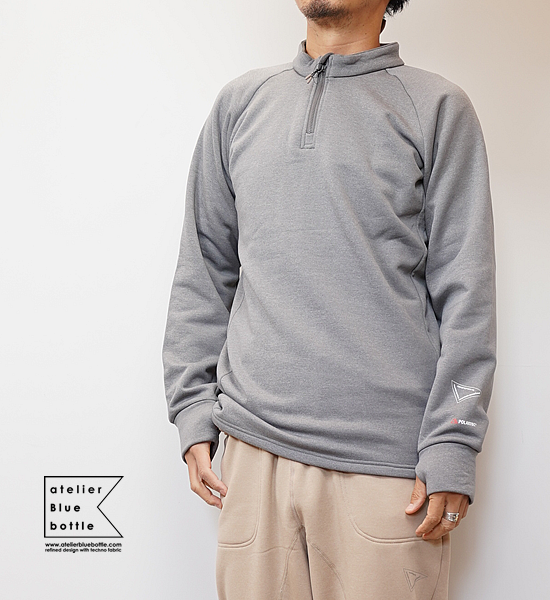 【atelier Blue bottle】アトリエブルーボトル Hiker's Jersey Short Zip "3Color"