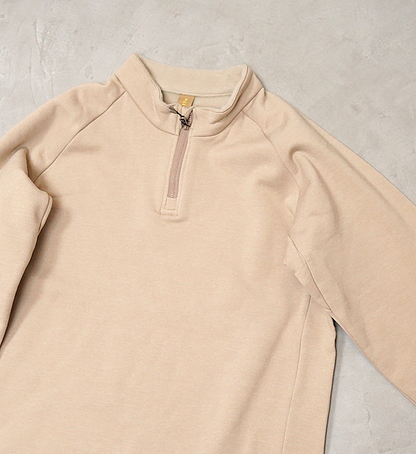 【atelier Blue bottle】アトリエブルーボトル Hiker's Jersey Short Zip "3Color"