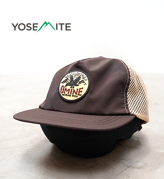 ▽Return to the mountains【Yosemite】Omine Cap "Brown×Beige" ※ネコポス可