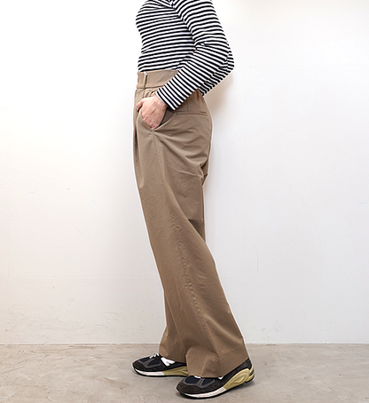 【nanamica】ナナミカ women's ALPHADRY Wide Pants "2Color"