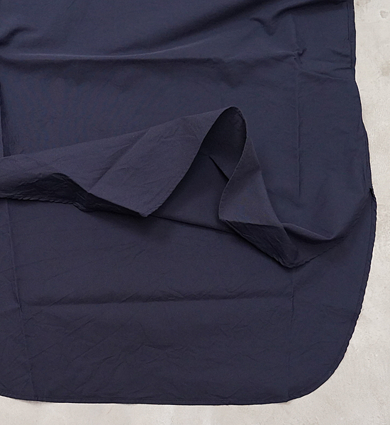 【nanamica】ナナミカ women's Button Down Wind Shirt Dress "Navy"