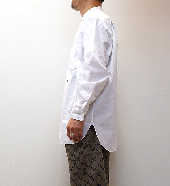 【nanamica】ナナミカ men's Band Collar Wind Shirt "2Color"