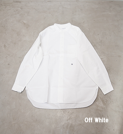 【nanamica】ナナミカ men's Band Collar Wind Shirt "2Color"