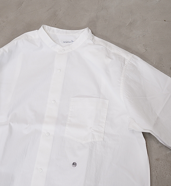 【nanamica】ナナミカ men's Band Collar Wind Shirt "2Color"