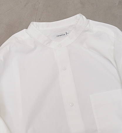 【nanamica】ナナミカ men's Band Collar Wind Shirt "2Color"