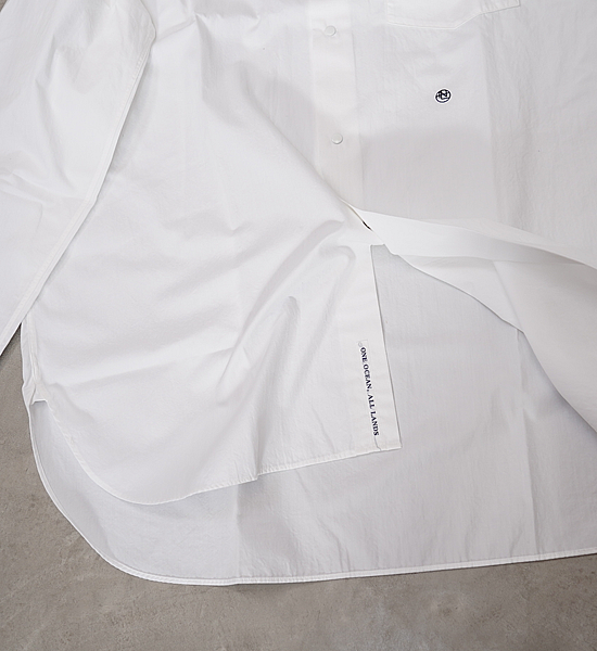 【nanamica】ナナミカ men's Band Collar Wind Shirt "2Color"