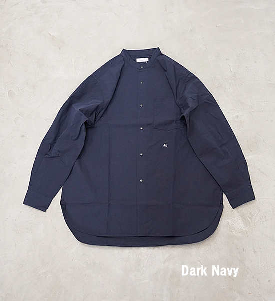 【nanamica】ナナミカ men's Band Collar Wind Shirt "2Color"