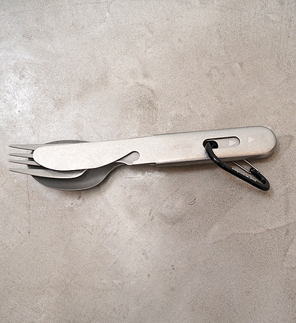 【and wander】アンドワンダー cutlery set "Silver" ※ネコポス可