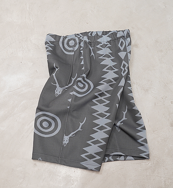 ★30%off【South2 West8】サウスツーウエストエイト String Sweat Short-Poly Jq./Native S&T "Charcoal"