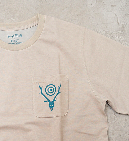 【South2 West8】サウスツーウエストエイト S/S Round Pocket Tee-Circle Horn "2Color" ※ネコポス可