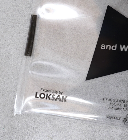 【and wander】アンドワンダー and wander LOKSAK 5×4 "Clear" ※ネコポス可