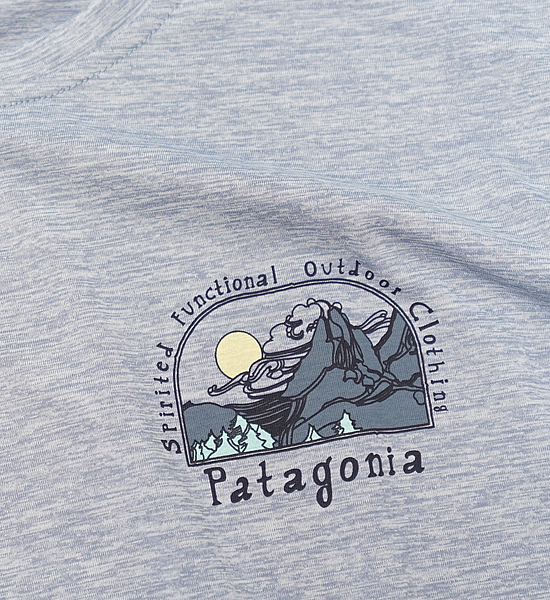 【patagonia】パタゴニア men's L/S Capilene Cool Daily Graphic Shirt(Mountain/Trail) ※ネコポス可