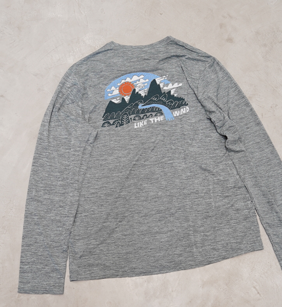 【patagonia】パタゴニア men's L/S Capilene Cool Daily Graphic Shirt(Mountain/Trail) ※ネコポス可