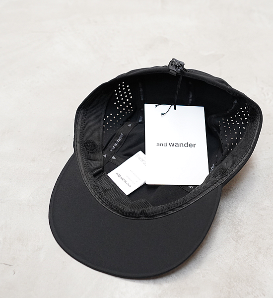 【and wander】アンドワンダー and wander tech cap "2Color" ※ネコポス可