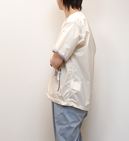 【and wander】アンドワンダー women's PERTEX wind T "2Color"