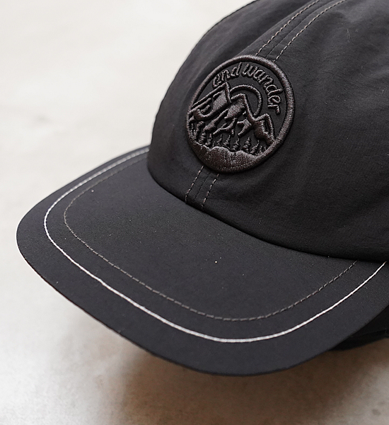 【and wander】アンドワンダー back mesh cap "2Color"