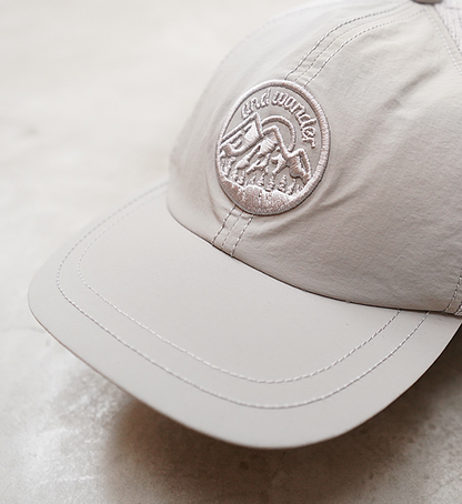 【and wander】アンドワンダー back mesh cap "2Color"