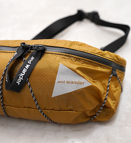 【and wander】アンドワンダー sil waist bag "4Color"