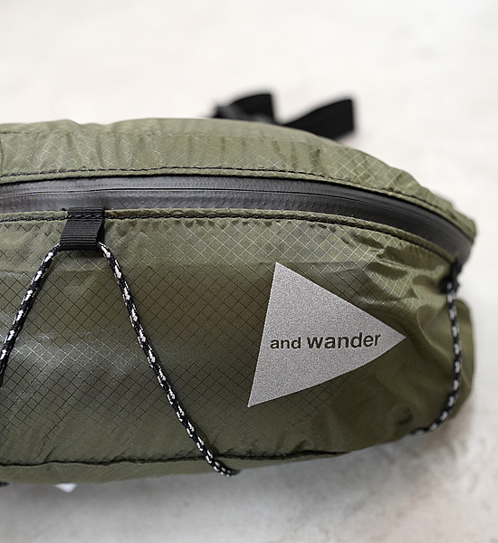 【and wander】アンドワンダー sil waist bag "4Color"