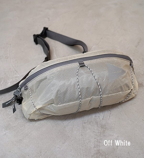 【and wander】アンドワンダー sil waist bag "4Color"