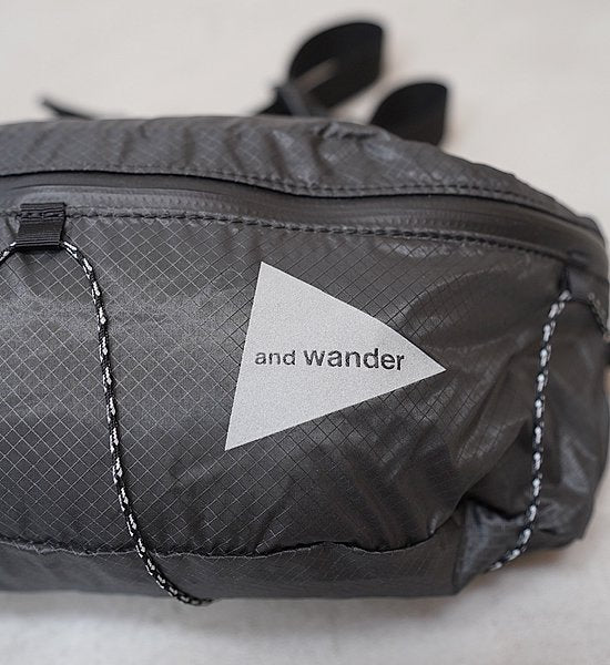 【and wander】アンドワンダー sil waist bag "4Color"