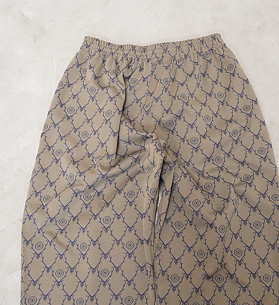 【South2 West8】サウスツーウエストエイト String C.S. Pant-Poly Jq/Skull&Target "Khaki"