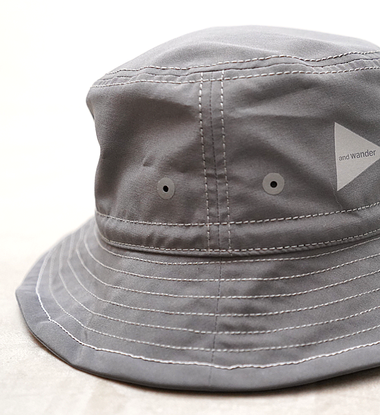 【and wander】アンドワンダー PE/CO hat "2Color"