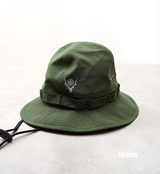 【South2 West8】サウスツーウエストエイト Jungle Hat - Nylon Oxford "3Color"