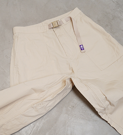 【THE NORTH FACE PURPLE LABEL】ノースフェイスパープルレーベル men's Ripstop Wide Cropped Pants "2Color"