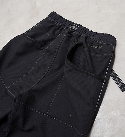 【and wander】アンドワンダー men's vent pants "2Color"