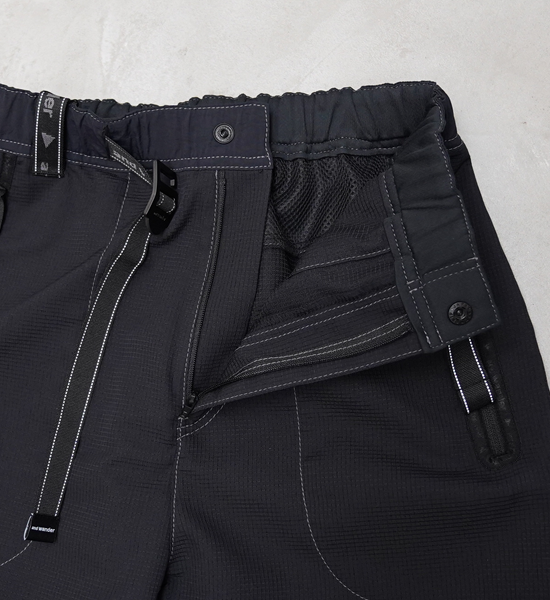 【and wander】アンドワンダー men's vent pants "2Color"