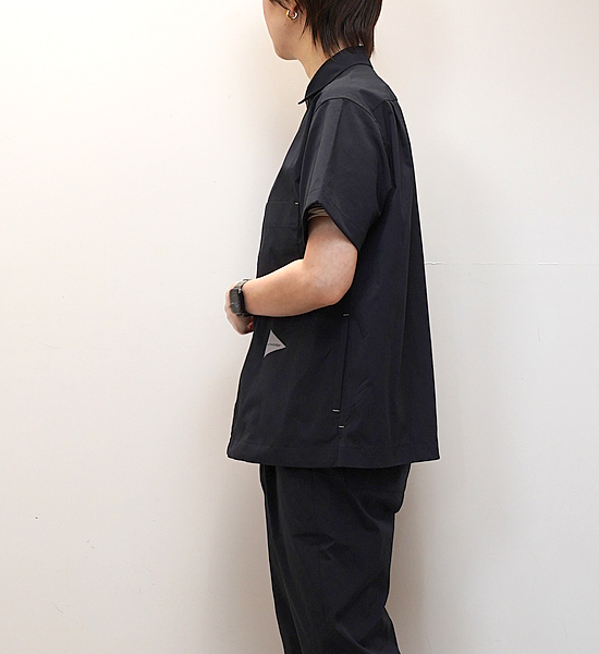 【and wander】アンドワンダー women's UV cut stretch SS shirt "2Color"