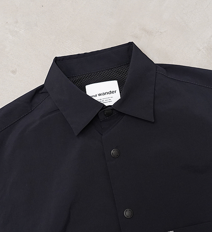 【and wander】アンドワンダー women's UV cut stretch SS shirt "2Color"