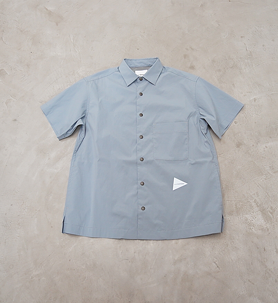 【and wander】アンドワンダー women's UV cut stretch SS shirt "2Color"