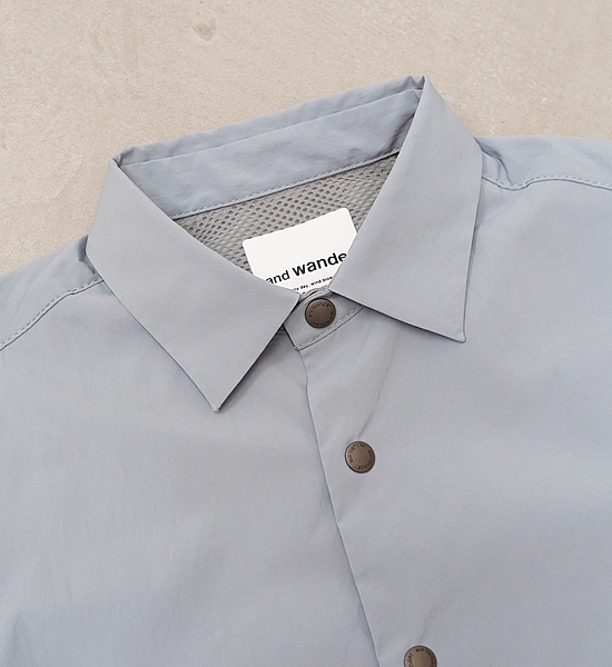 【and wander】アンドワンダー women's UV cut stretch SS shirt "2Color"