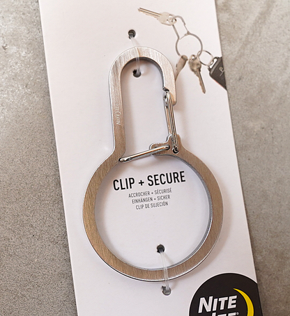 【NITE IZE】ナイトアイズ Dualpass Key Ring Stainless "Silver" ※ネコポス可