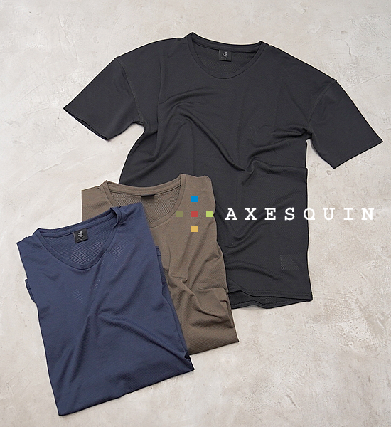 凌(しのぎ) AXESQUIN ウロコシャツ 半袖 "3Color"