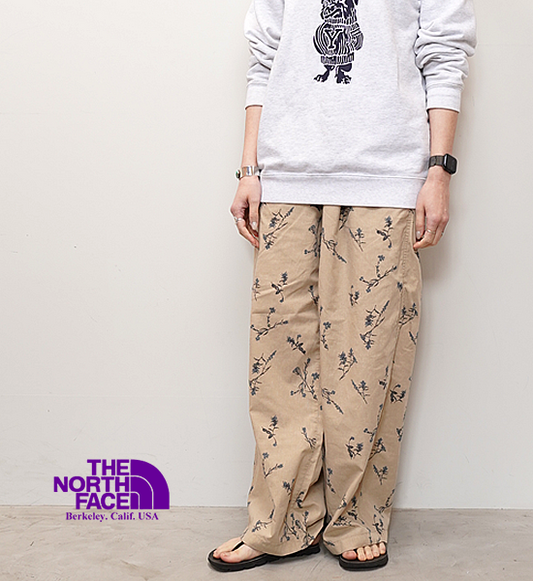 【THE NORTH FACE PURPLE LABEL】ノースフェイスパープルレーベル women's Polyester Linen Field Pants "Beige"