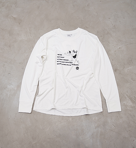 【ZEN NUTRITION】ゼンニュートリション HANAIxZEN BRING Sea of Viruses Long T-Shirts "Whiter" ※ネコポス可