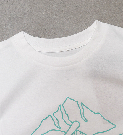 【THE NORTH FACE】ザノースフェイス women's S/S Explore Source Mountain Tee "White" ※ネコポス可