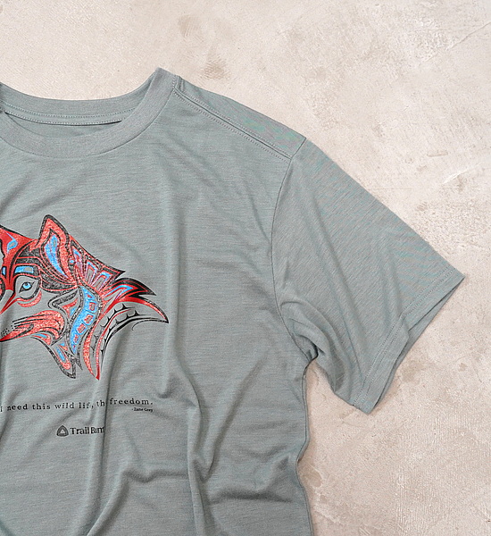 【Trail Bum】トレイルバム Coolmax Print T-Shirts "Northwest Coast" "2Color" ※ネコポス可