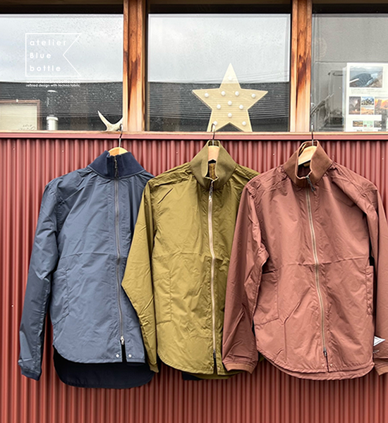 【atelier Blue bottle】アトリエブルーボトル Hiker's Jacke-02 "3Color"