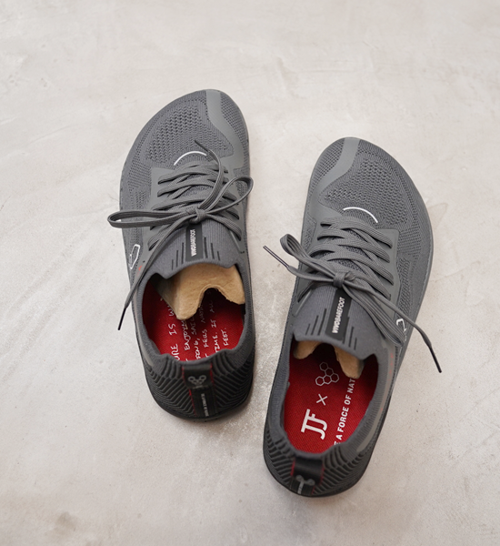 【VIVOBAREFOOT】ビボベアフット men's Primus Lite Knit JJF "Obsidian×Dark Shadow"