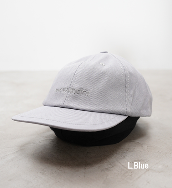 【and wander】アンドワンダー cotton twill cap "3Color"