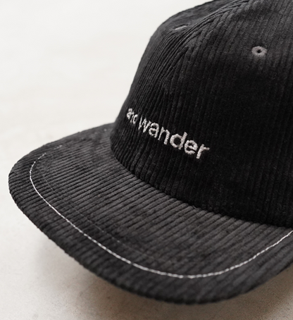 【and wander】アンドワンダー corduroy cap "3Color"