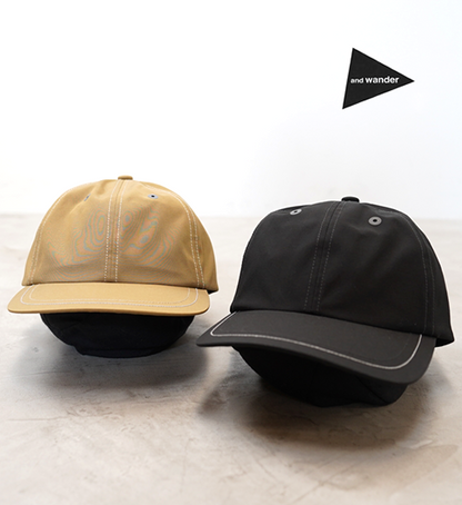 【and wander】アンドワンダー PE/CO cap "2Color"