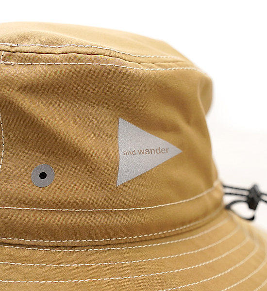 【and wander】アンドワンダー PE/CO hat "2Color"