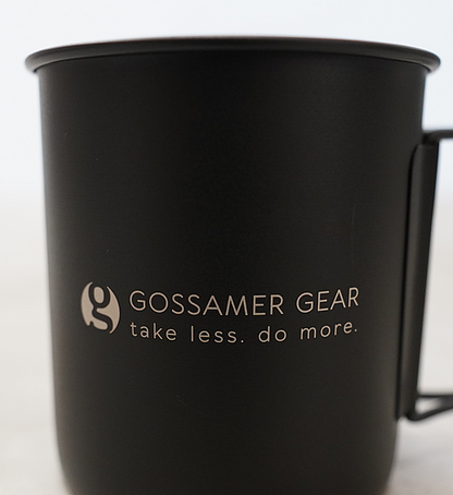 【Gossamer Gear】ゴッサマーギア Titan Single Mug 450 "Black"