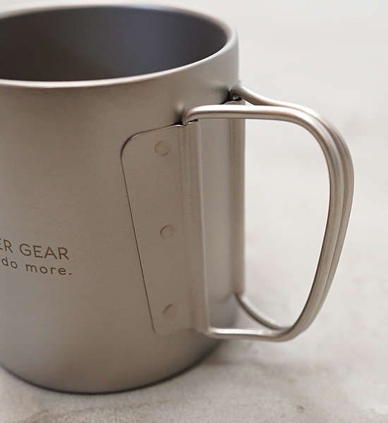 【Gossamer Gear】ゴッサマーギア Titan Double Mug 300 "Silver"